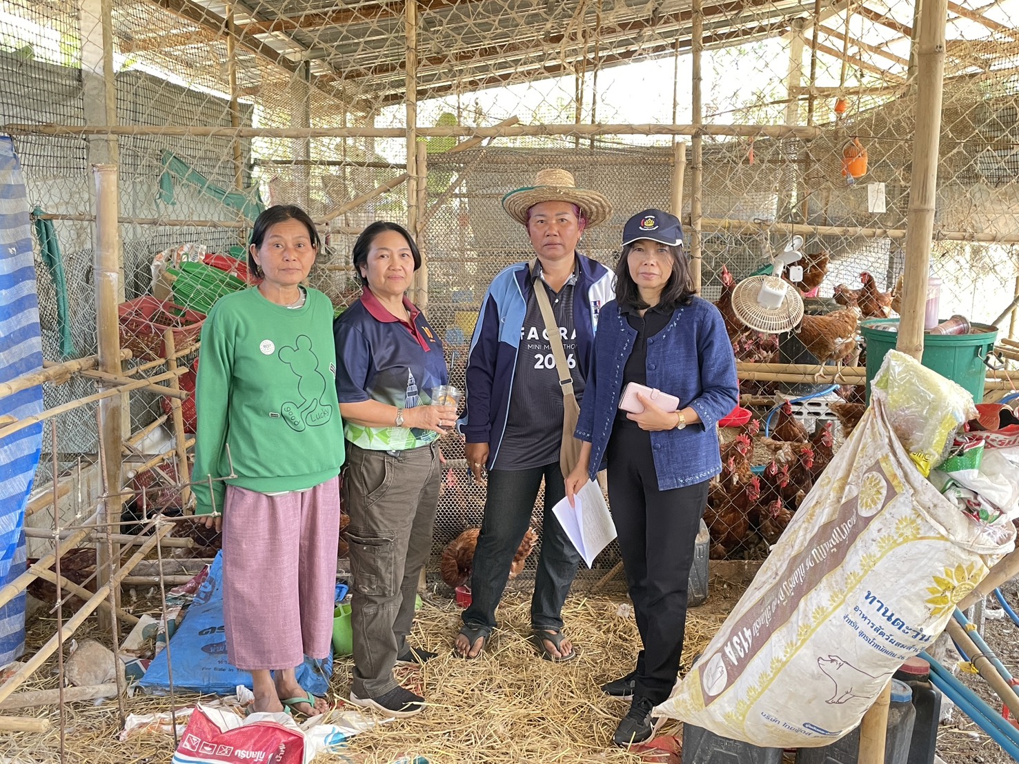 กองทุนพัฒนาบทบาทสตรี จังหวัดหนองคาย ลงพื้นที่ประเมินกลั่นกรองโครงการเงินทุนหมุนเวียน พื้นที่อำเภอเฝ้าไร่