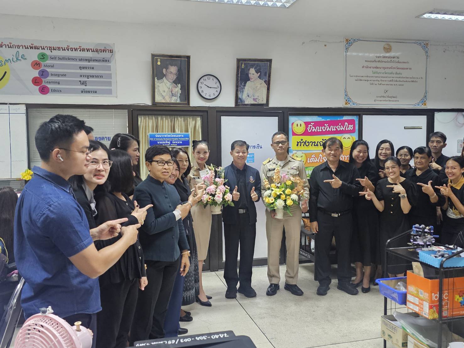 พช.หนองคาย ต้อนรับข้าราชการย้ายมาปฏิบัติหน้าที่ใหม่ เสริมทีมพัฒนาชุมชนหนองคาย