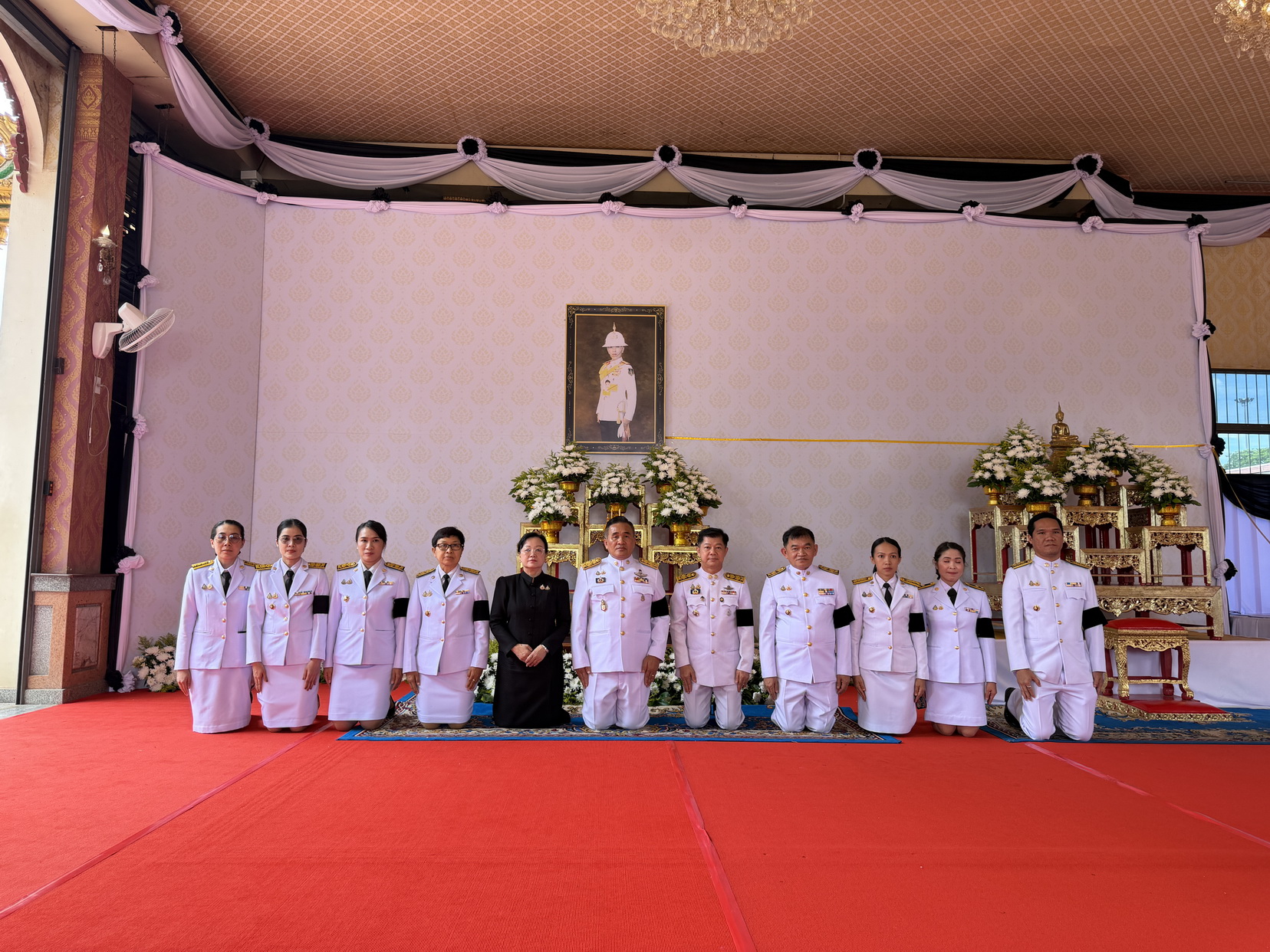 พช.หนองคาย ร่วมพิธีถวายน้ำสรงพระศพ พิธีบำเพ็ญกุศลถวายพระกุศล และพิธีลงนามถวายความอาลัย สมเด็จพระเจ้าลูกเธอ เจ้าฟ้าพัชรกิติยาภา นเรนทิราเทพยวดี กรมหลวงราชสาริณีสิริพัชร มหาวัชรราชธิดา